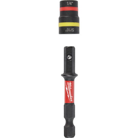 Shockwave Impact Duty™ Quik-Clear™ 2-in-1 Nut Driver, 5/16"/1/4" Drive, 2-1/4" L, Magnetic