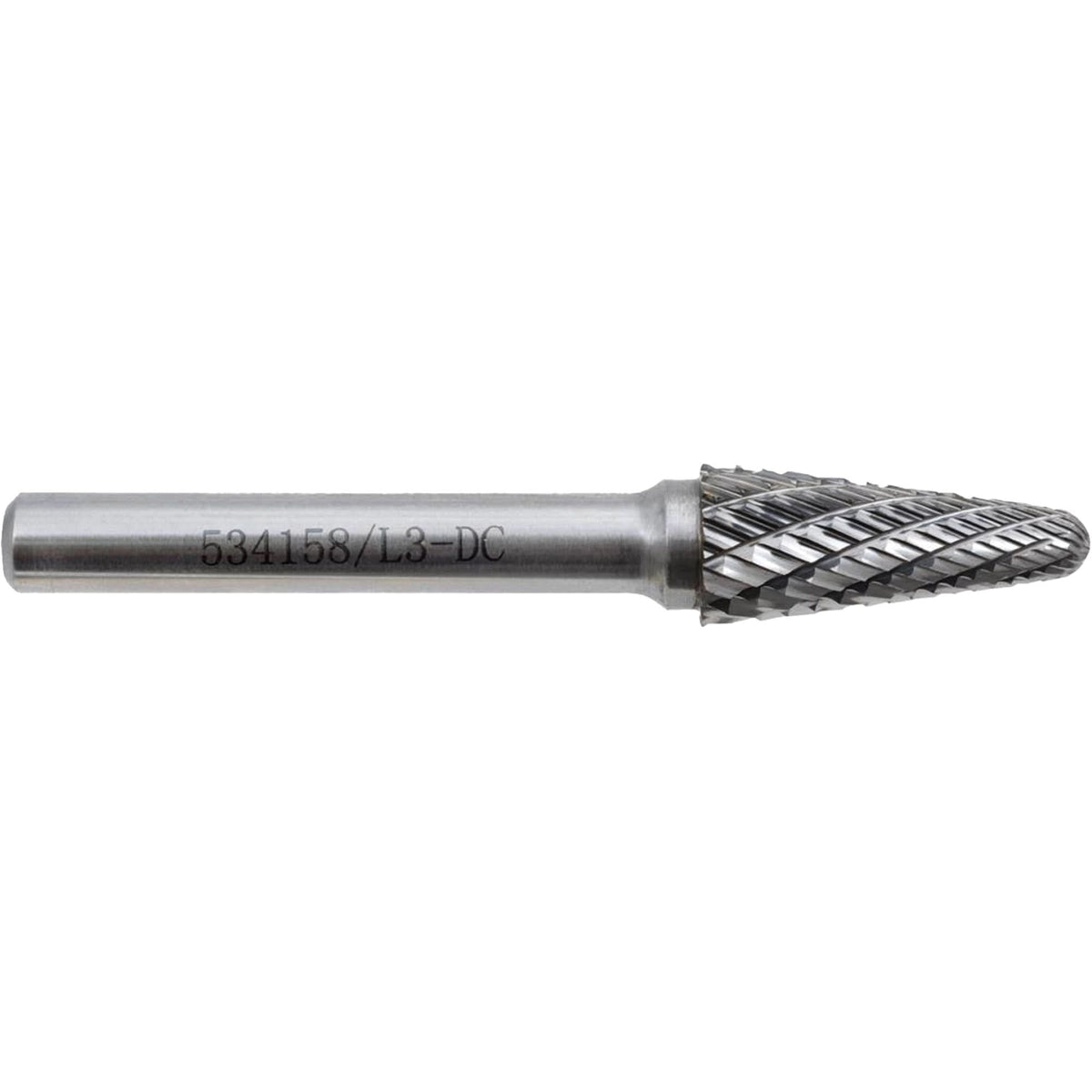 L3-DC JET-KUT Taper Shape Bur 9 (Radius End), 3/8" Dia.