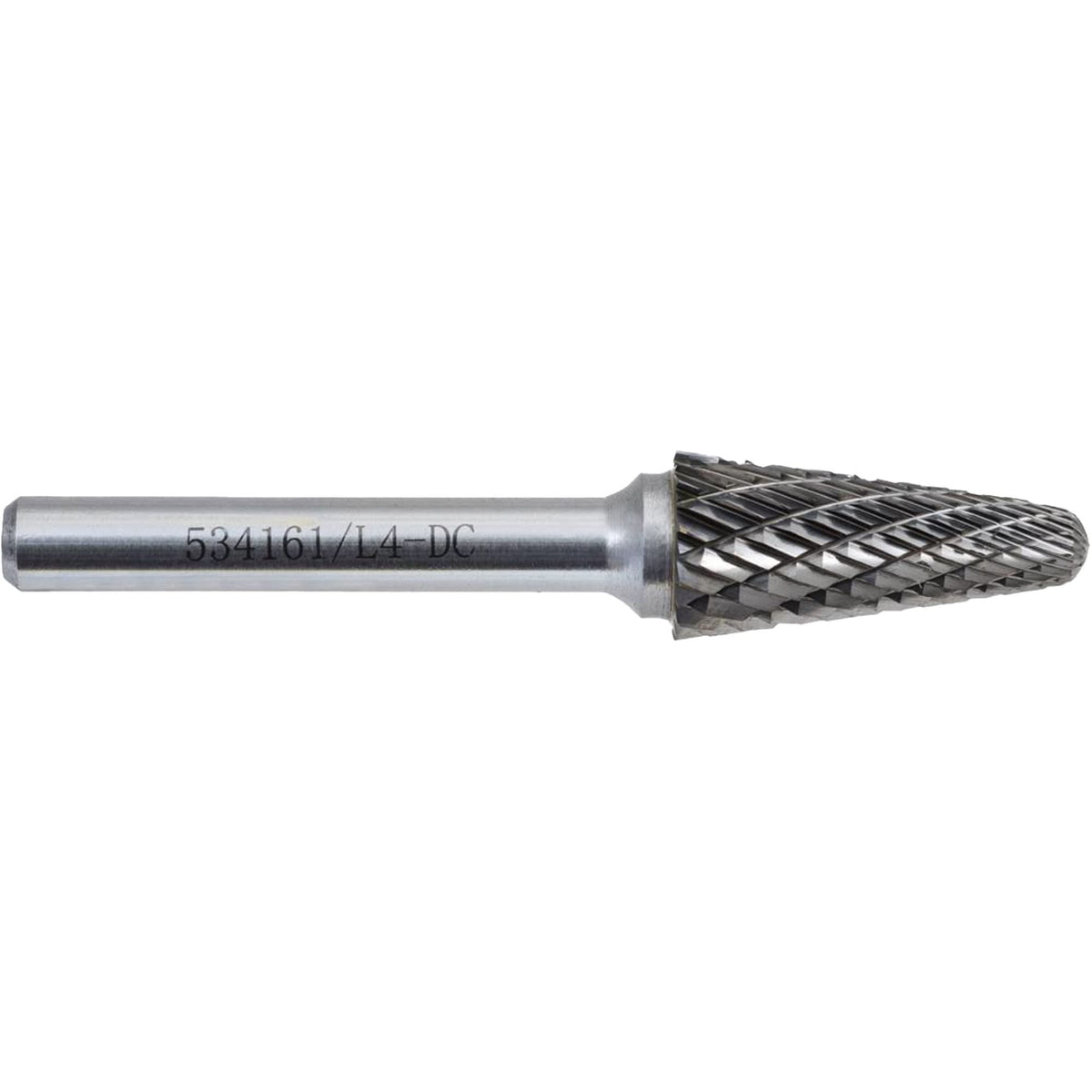L4-DC JET-KUT Taper Shape Bur 9 (Radius End), 1/2" Dia.