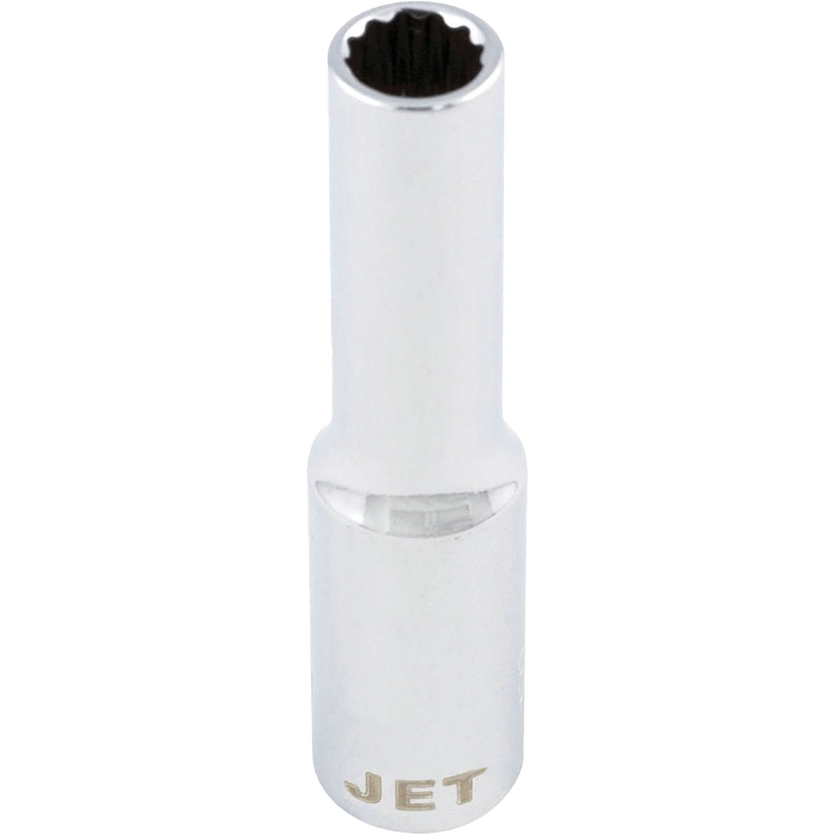 Chrome Socket, 8 mm, 1/4" Drive, 12 Points, Deep
