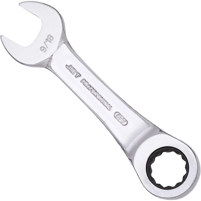 SAE Ratcheting Stubby Combination Wrench