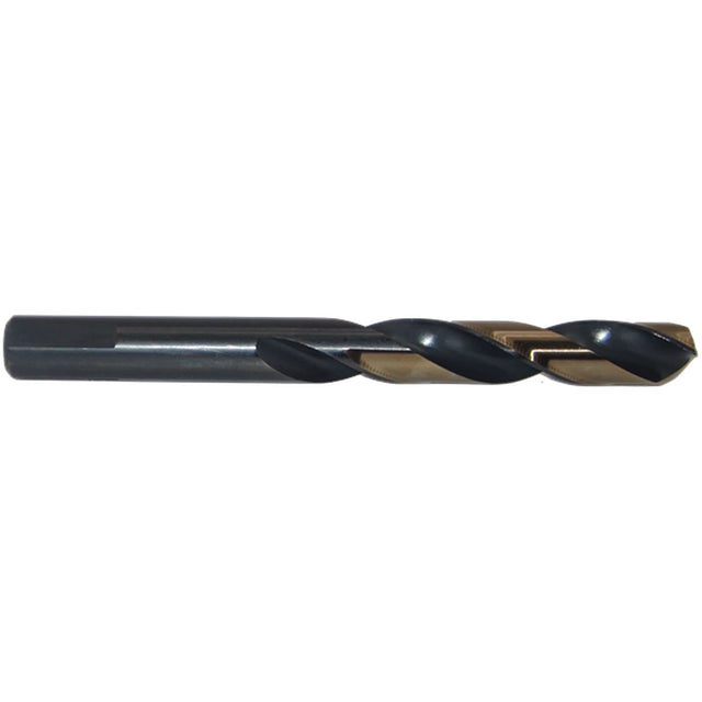 Two-Tone 3-Flat Mechanic's Drill, 1/4", High Speed Steel, 135° Point