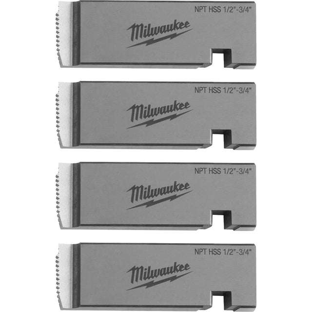 NPT Universal Pipe Threading Dies, For Pipe Size 1/2"-3/4", High Speed for Stainless Steel