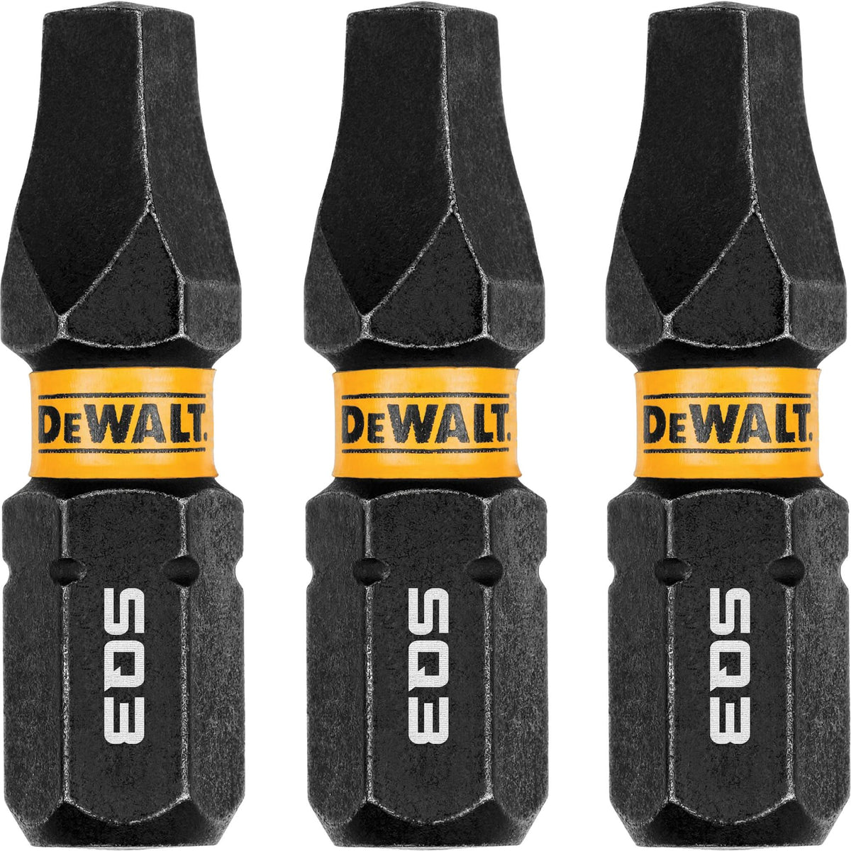 3-Piece FLEXTORQ® Impact Screwdriving Bits, Square, #3, 1/4" Drive
