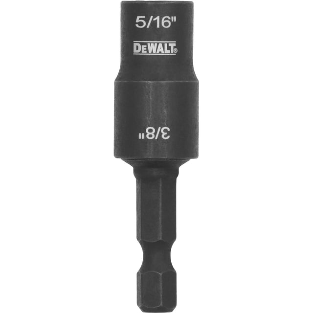 Impact Ready Double-Ended Detachable Nut Driver, 5/16"/3/8" Drive, 2" L, Magnetic