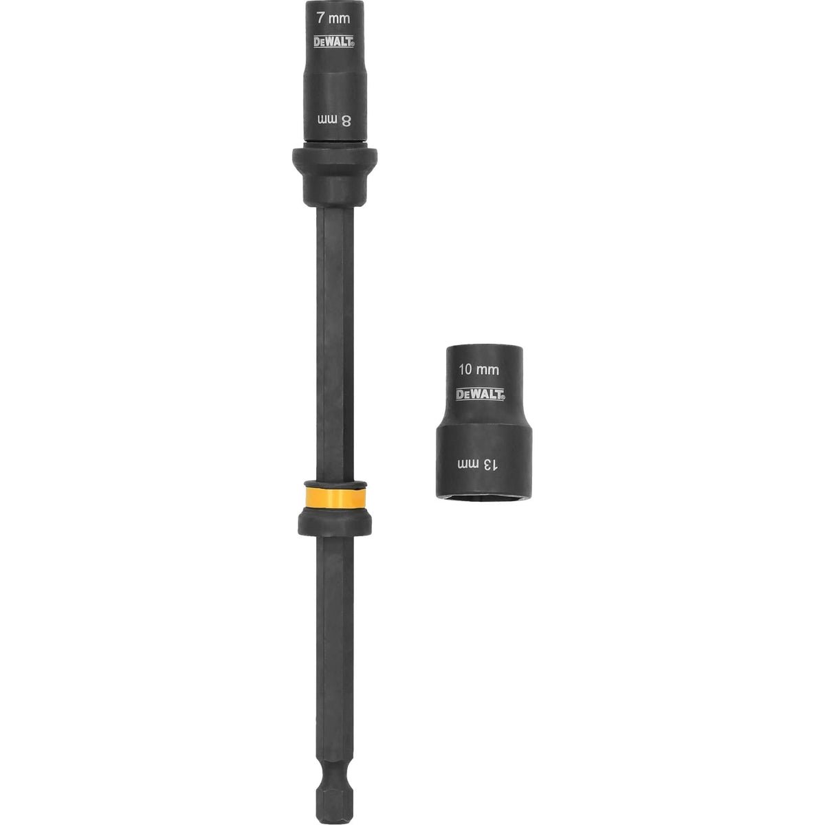 FLEXTORQ® Double-Ended Nut Driver, 10 mm/13 mm/7 mm/8 mm Drive, 6" L, Magnetic