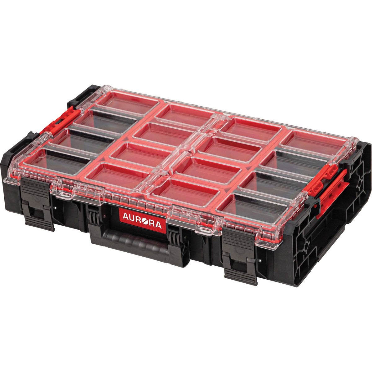 Arx™ 2X-Large Organizer with Bins, 23" x 15-1/5" x 6-4/5", Black