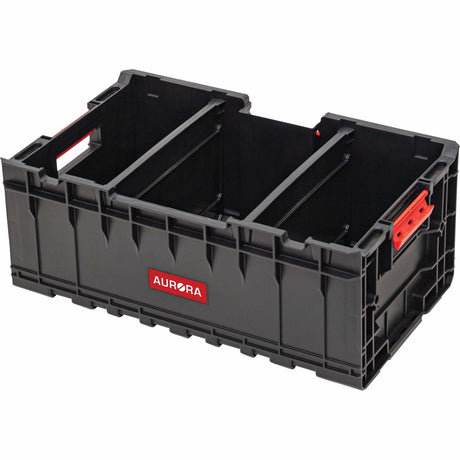 Arx™ Tool Crate with Dividers, 22-7/10" x 14-1/10" x 9-3/10", Black