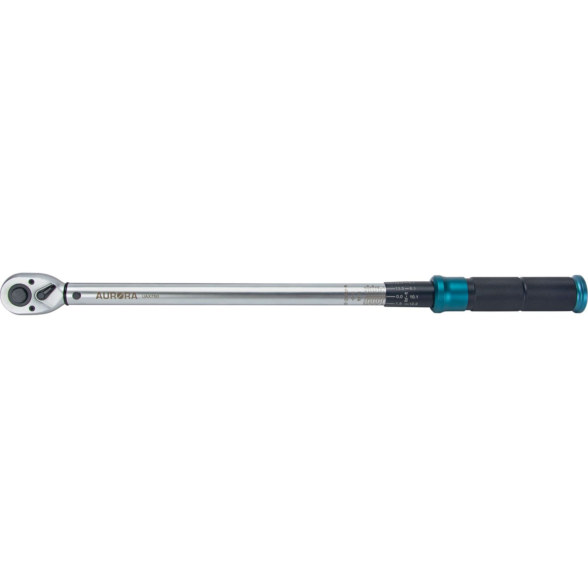 72-Tooth Torque Wrench, Click, 1/2" Square Drive, 25 - 250 ft-lbs.
