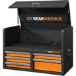 GSX Series Tool Chest, 36" W, 5 Drawers, Black/Orange