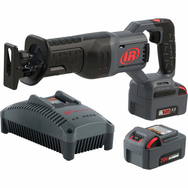 Cordless Reciprocating Saw Kit, 20 V, Lithium-Ion Battery, 3000 SPM