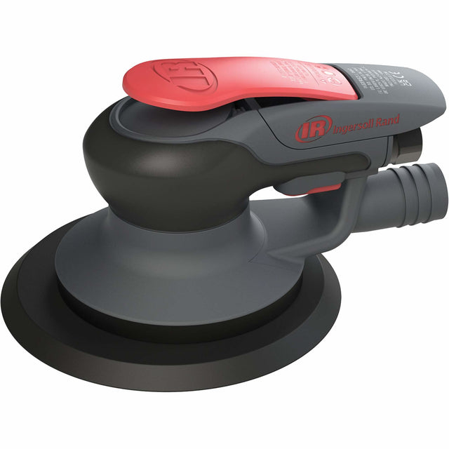 Hook & Loop Random Orbital Air Sander with 3/16" Orbit & Self-Generating Vacuum, 5" Dia., 1/4" NPT Inlet, 13000 RPM