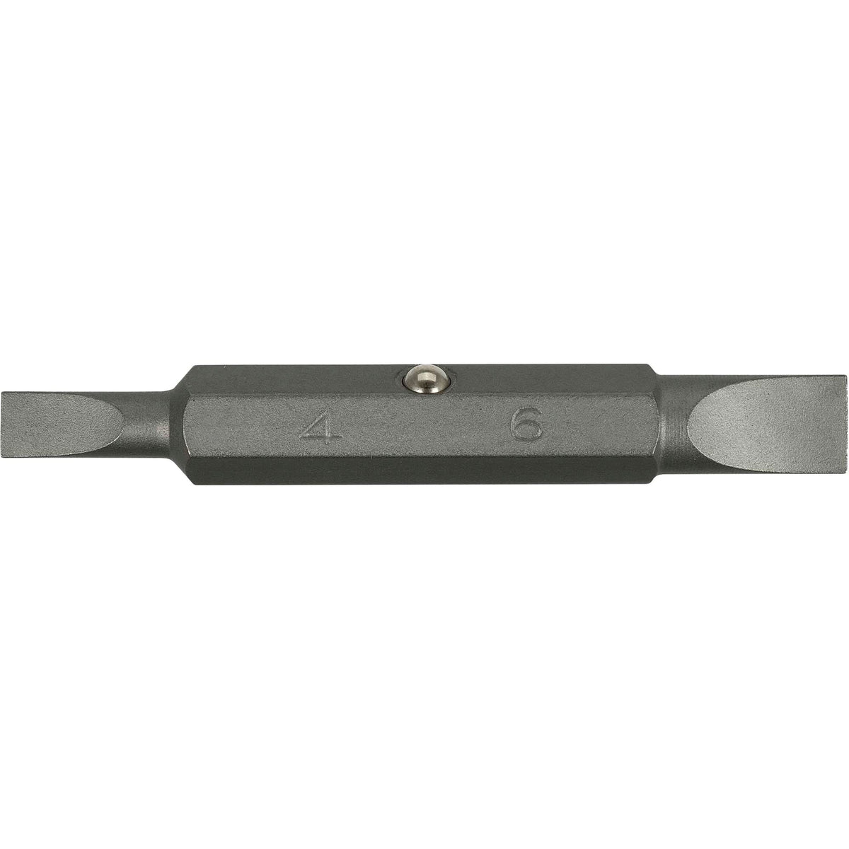 Screwdriver Bit, Slot, 4 mm/6 mm