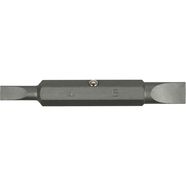 Screwdriver Bit, Slot, 4 mm/6 mm