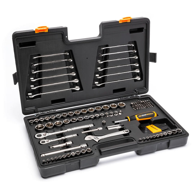 1/4" & 3/8" Drive 72-Tooth, 6-Point Professional Tool Set