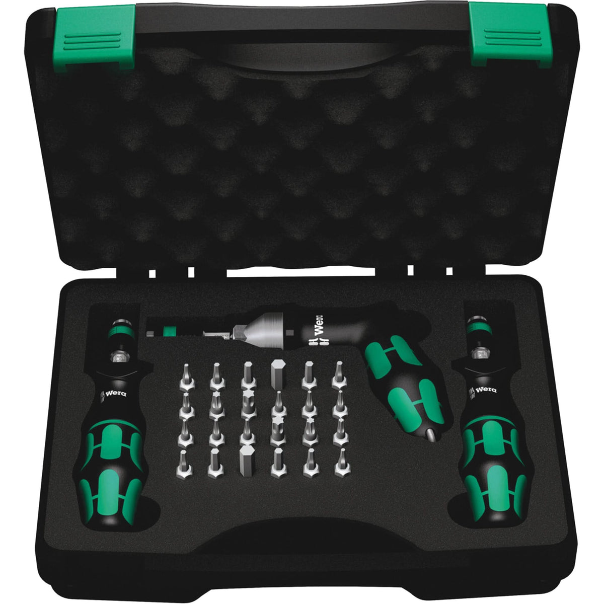 7440/41/42 Kraftform Torque Screwdriver Set, 0.3 - 6.0 Nm Torque Range, 6" Length