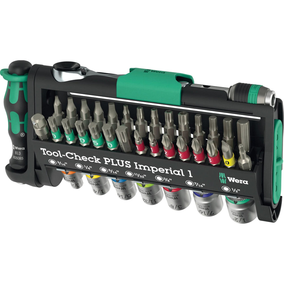 Tool-Check PLUS Imperial 1 Tool Set, 39 Pcs, 1/4" Drive Size