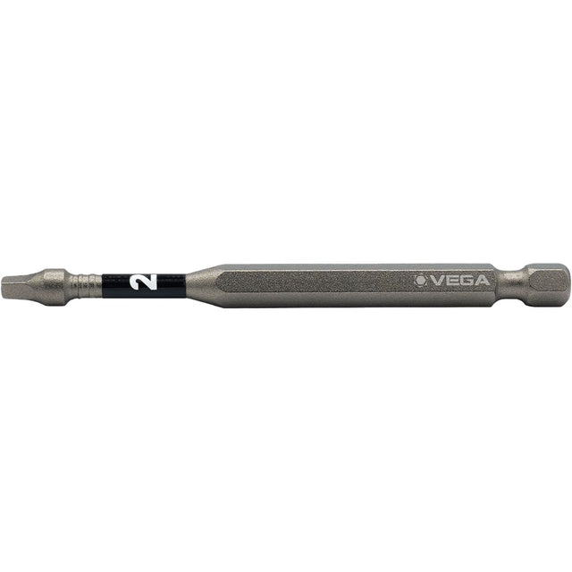 Impactech® Power Bit, Square, #2 Tip, 1/4" Drive Size, 3-1/2" Length