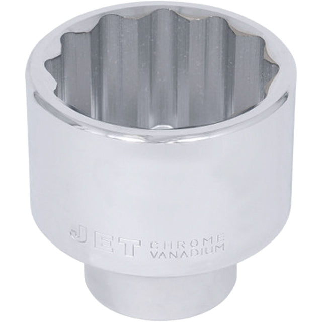 Chrome Socket, 50 mm, 1" Drive, 12 Points