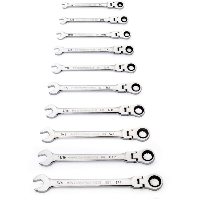 90-Tooth 12 Point SAE Wrench Set