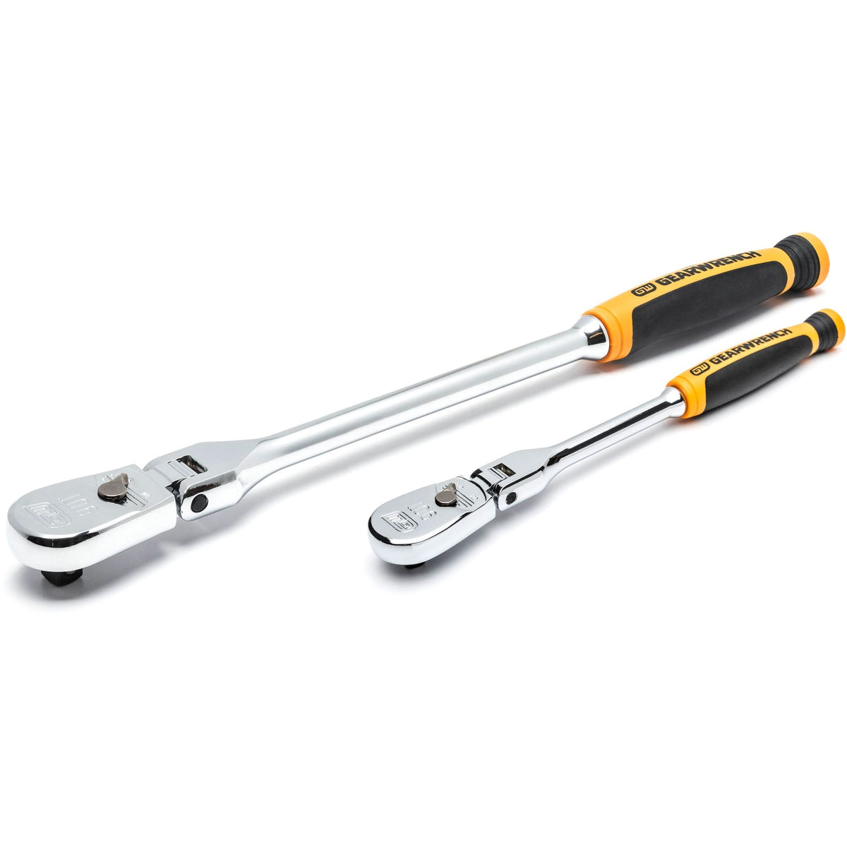 1/4" & 3/8" Drive 90-Tooth Dual Material Teardrop Ratchet Set