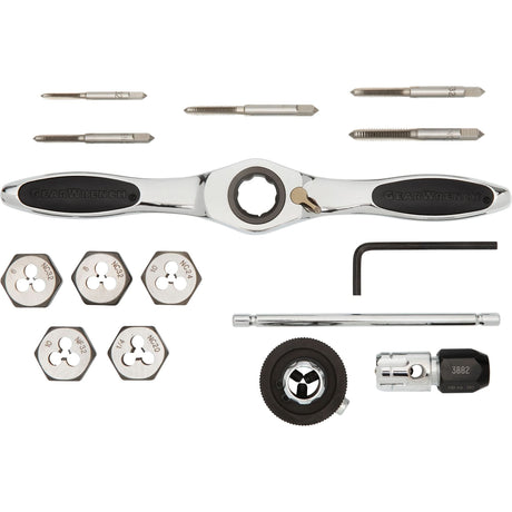 SAE Ratcheting Tap & Die Set