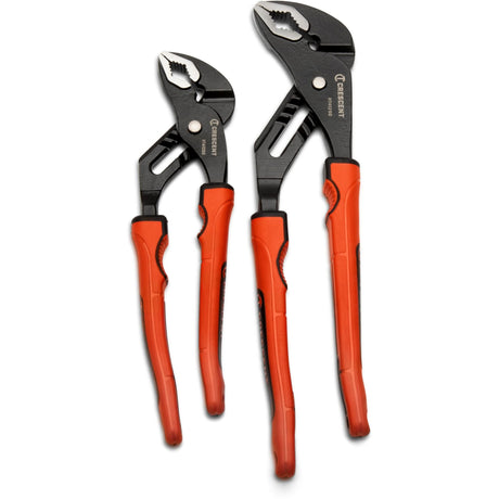 Grip Zone™ V-Jaw Tongue & Groove Plier Set with Dual Material Rawhide Handle, 2 Pieces