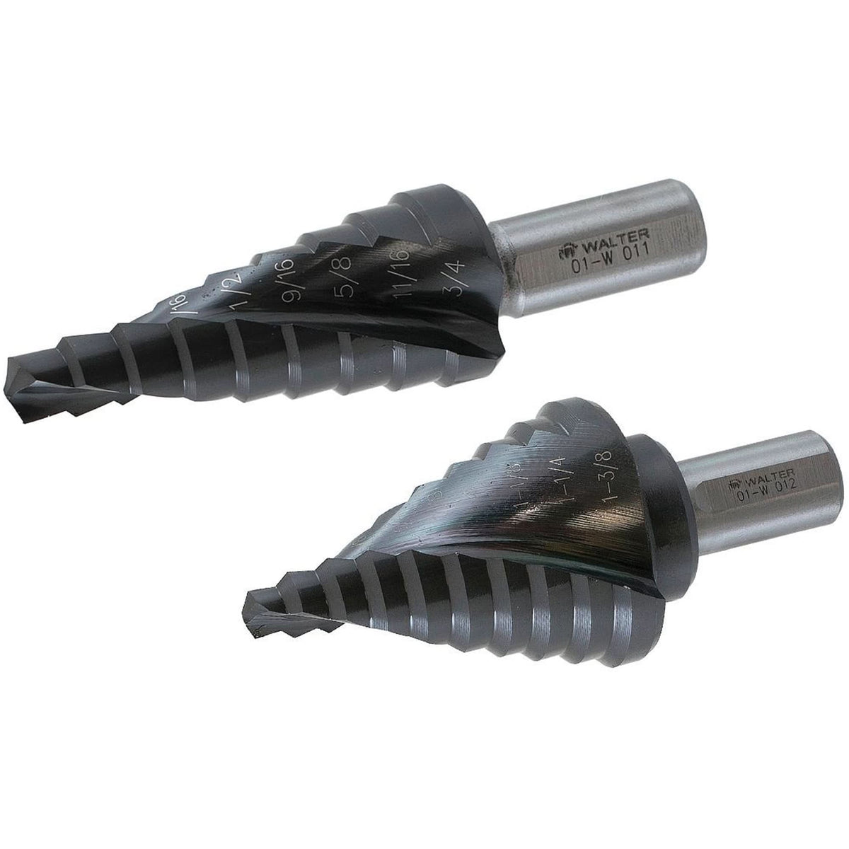 Multi-Step™ Drill Bit, 1/4" - 1-3/8" , 1/8" Increments, High Speed Steel