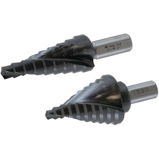 Multi-Step™ Drill Bit, 1/4" - 1-3/8" , 1/8" Increments, High Speed Steel