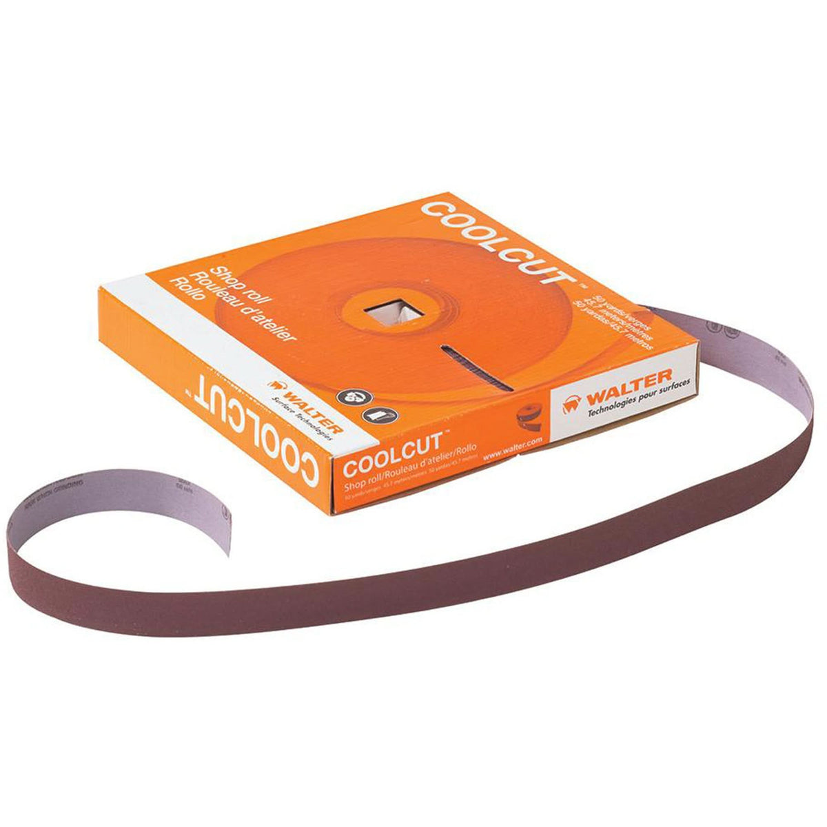 Coolcut™ Hand Sheet, Aluminum Oxide, 2" W x 150' L, P180 Grit