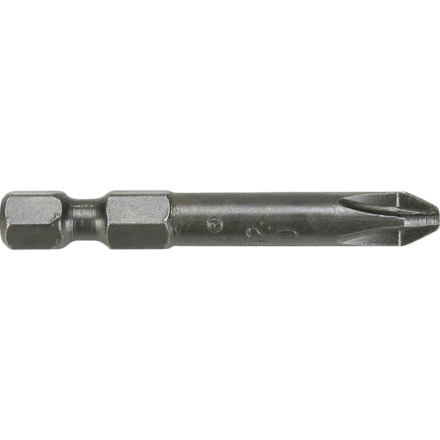 1/4" Posidriv® Power Drive Bits, Pozidriv, #2 Tip, 1/4" Drive Size, 1-15/16" Length