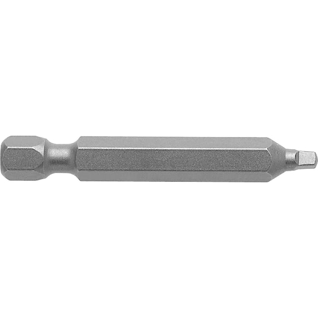 1/4" Square Recess Power Bits, Square, #2 Tip, 1/4" Drive Size, 1-15/16" Length