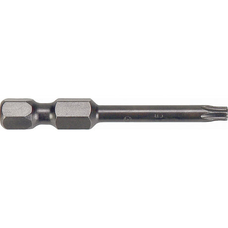 1/4" Torx® Power Bits, Torx, T-6 Tip, 1/4" Drive Size, 1-15/16" Length