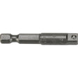 Hex To Male Square Drive Extension, 1/4" Drive Size, 6" L