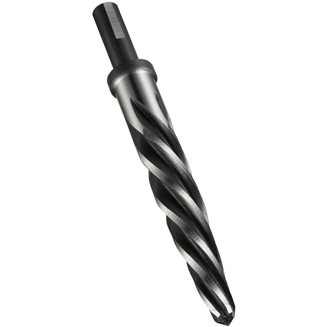 Car Reamer, 1/2", Spiral Flute, High Speed Steel, Straight Shank
