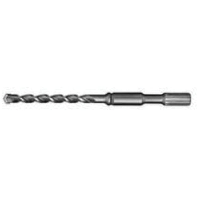 2-Cutter Rotary Hammer Drill Bit, 3/8", Spline Shank, Carbide