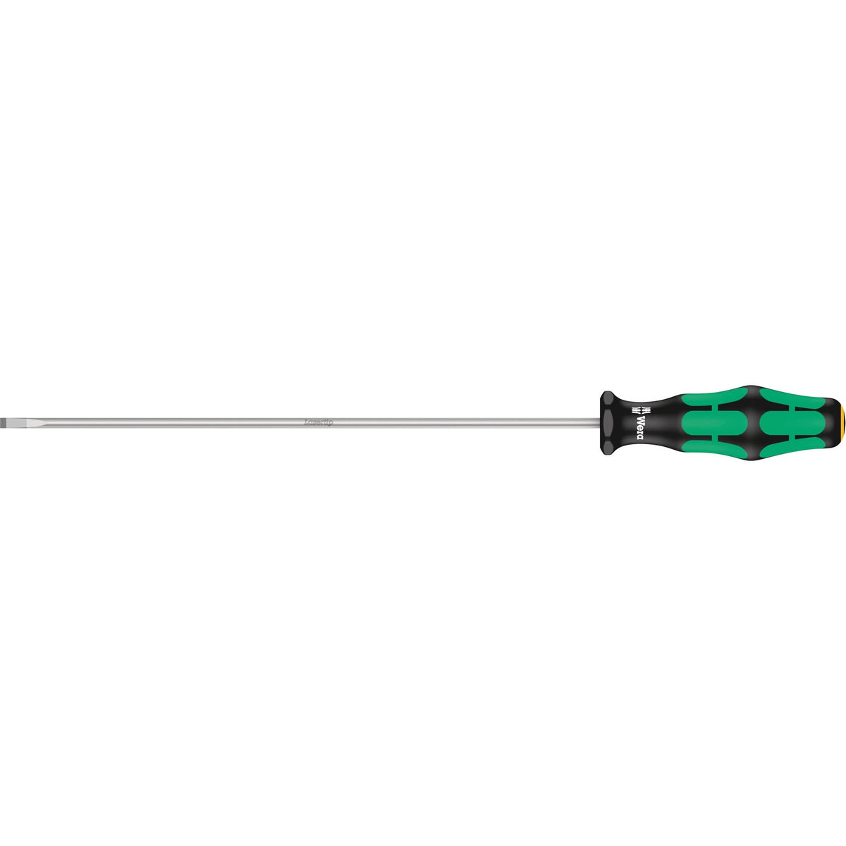 Slotted Screwdriver, 3.5 mm Tip, Round, 11-1/16" L, Plastic Handle