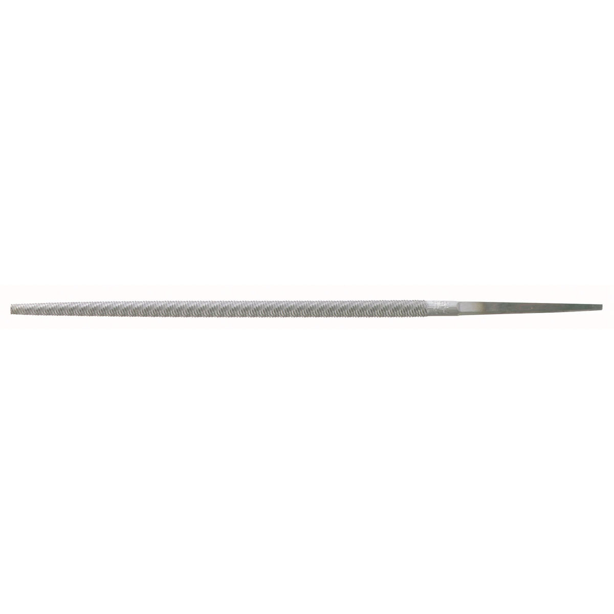 File, 1/4" Dia. x 6" L, Round, Bastard Cut