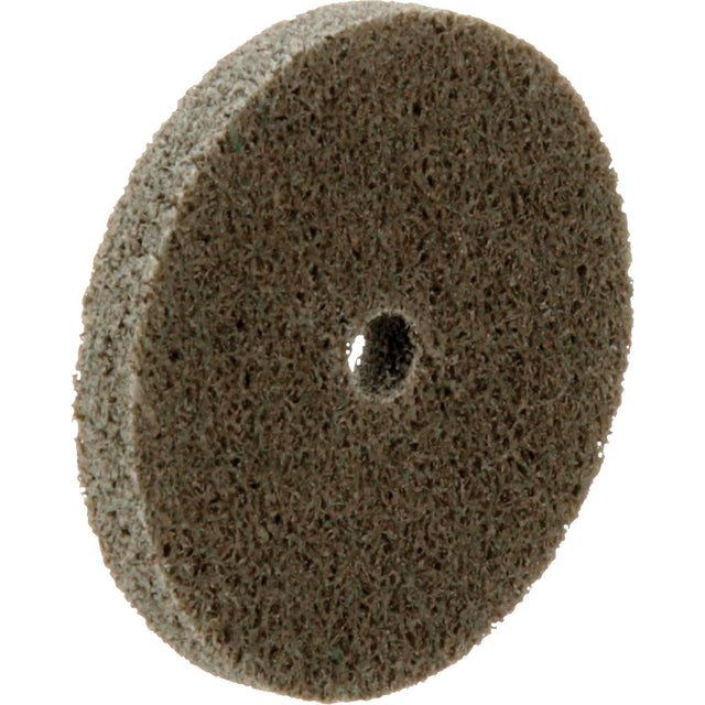 Standard Abrasives™ Unitized Wheel, 2" x 1/4", 1/4" Arbor, Medium Grit, Aluminum Oxide