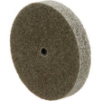 Standard Abrasives™ Unitized Wheel, 3" x 1/2", 1/4" Arbor, Medium Grit, Aluminum Oxide