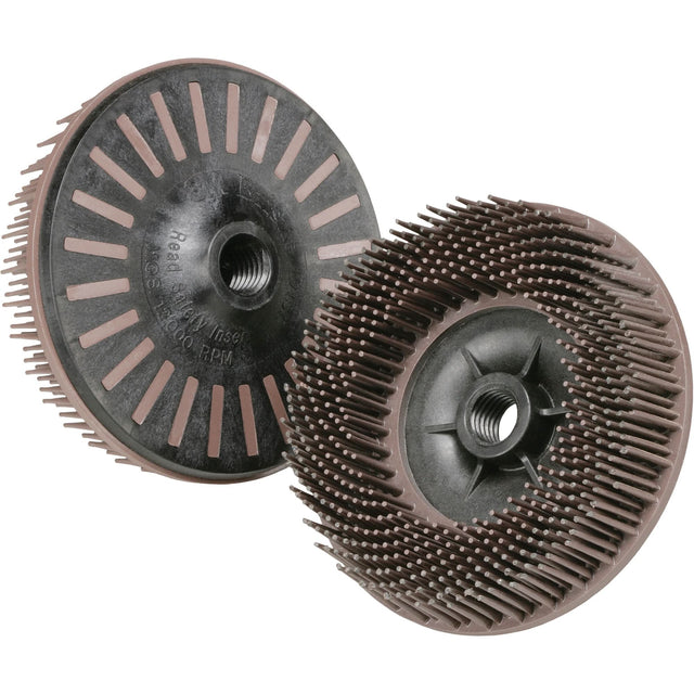 Scotch-Brite™ Radial Bristle Discs for Right Angle Grinders, Ceramic, 36 Grit, 4-1/2" Dia.