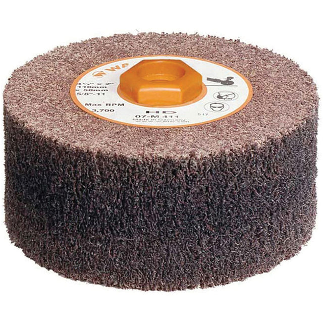 Blendex™ High Density Drum, 4-1/2" Dia. x 2" W, 5/8"-11 Arbor, HD Grit