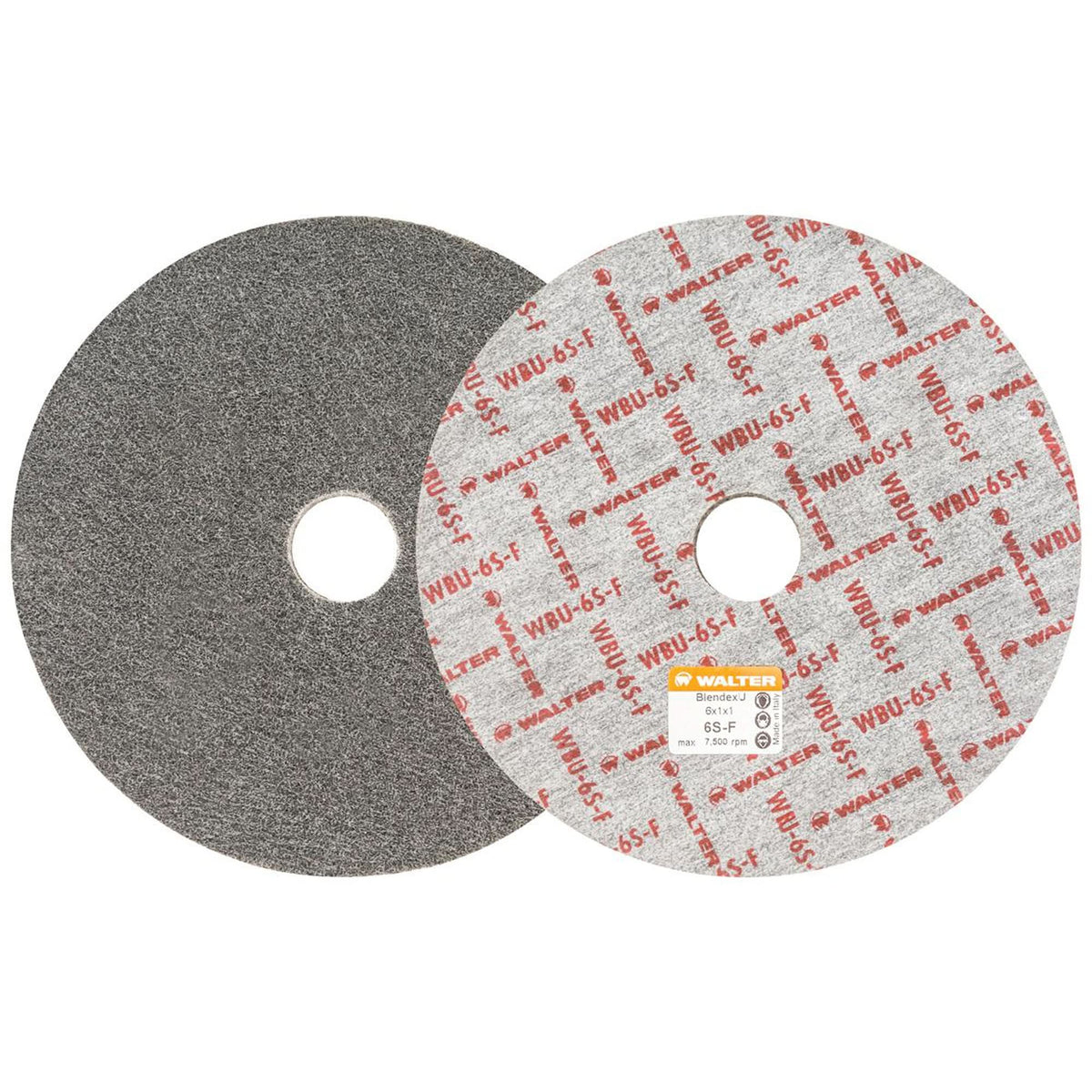 Blendex U™ Finishing Wheel, 6" Dia., 6SF Grit, Silicon Carbide