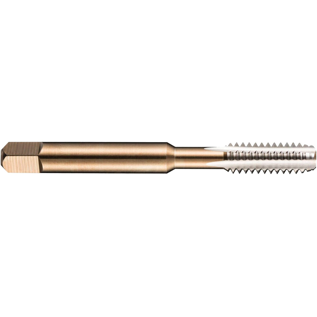 Left Hand Machine Pipe Tap, 8-1.25, 3 Flutes, 72 mm L, Taper, High Speed Steel
