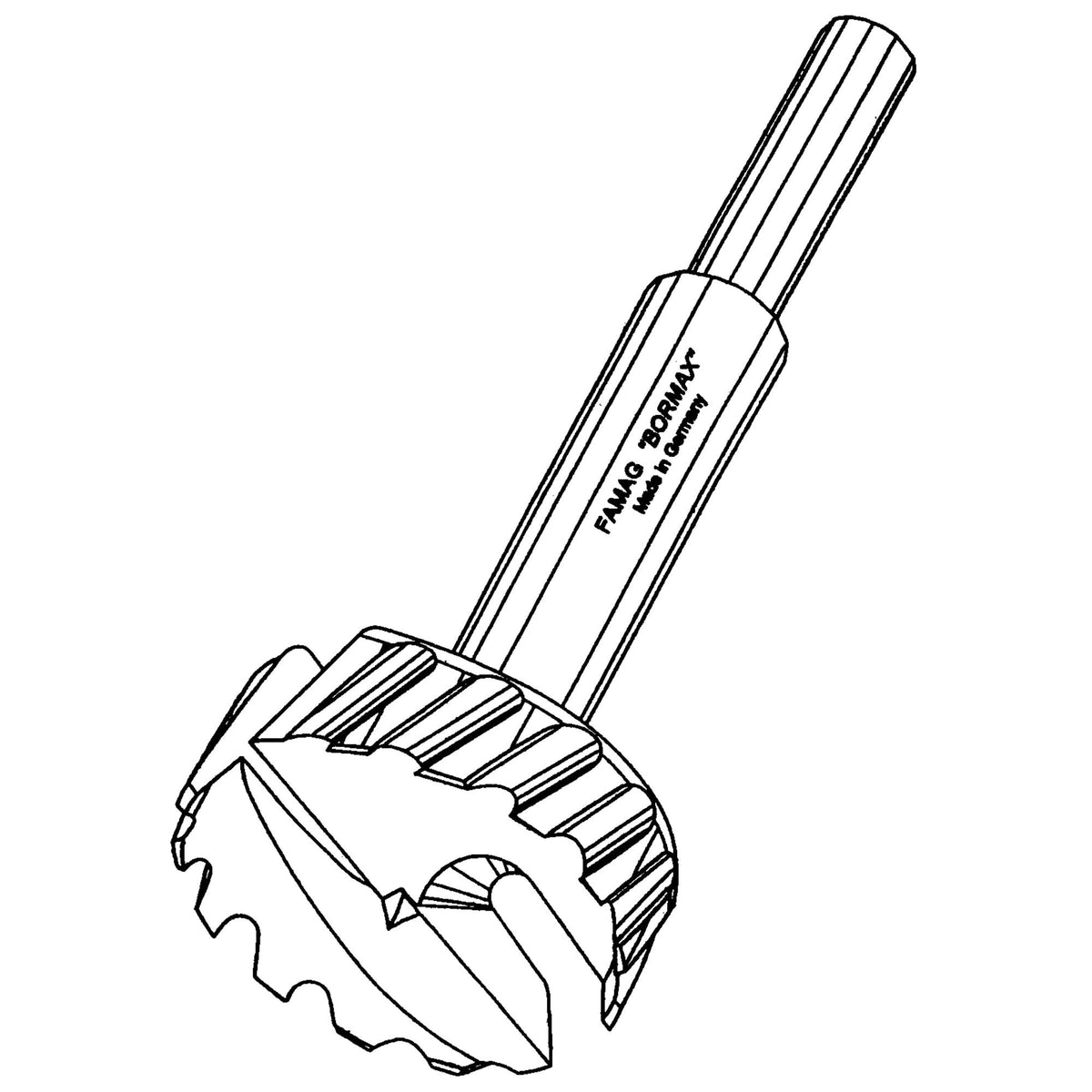 Bormax Forstner Bits, 11/16", 5/16" Shank, 3-1/2" Length
