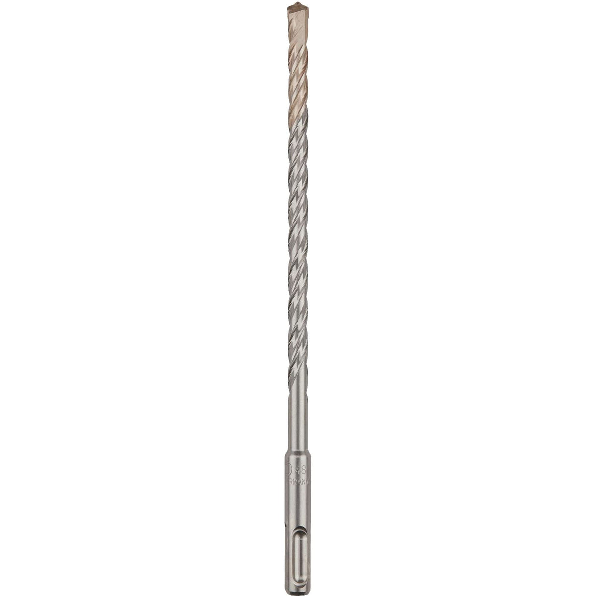 2-Cutter Masonry & Concrete Drill Bit, 3/8", SDS-Plus Shank, Carbide