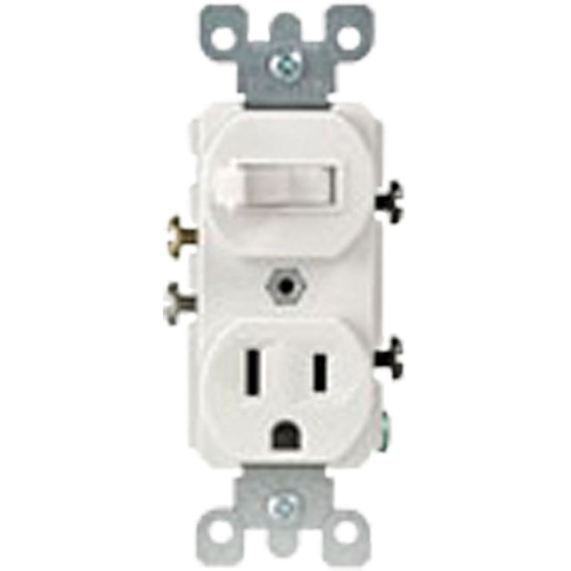 Combination Single-Pole Switch & Grounding Receptacle