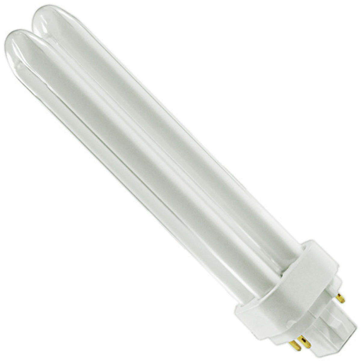 Compact Fluorescent Lamps, T4, 26 W, 3500 K, G24Q-3 Base, 12000 hrs.
