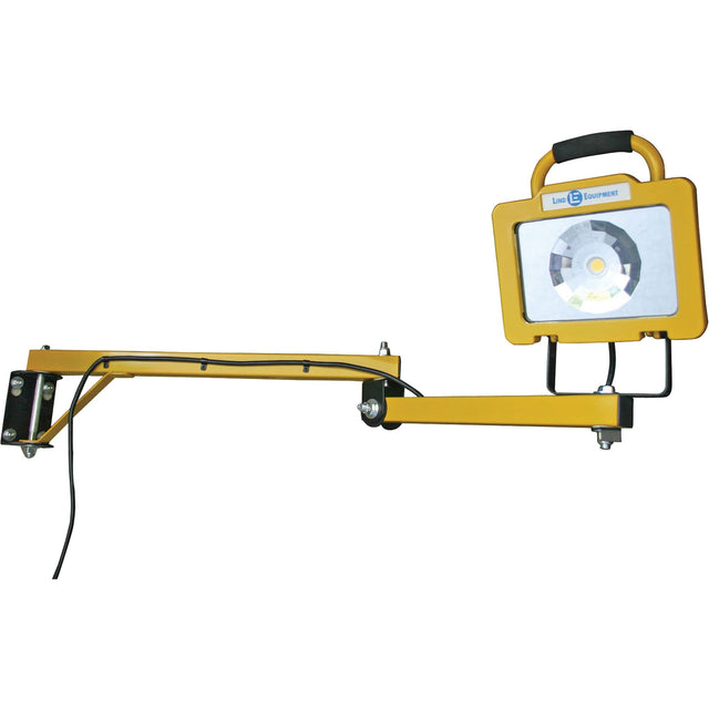 Heavy-Duty Dock Light, 40" Arm, 38 W, LED Lamp, Metal