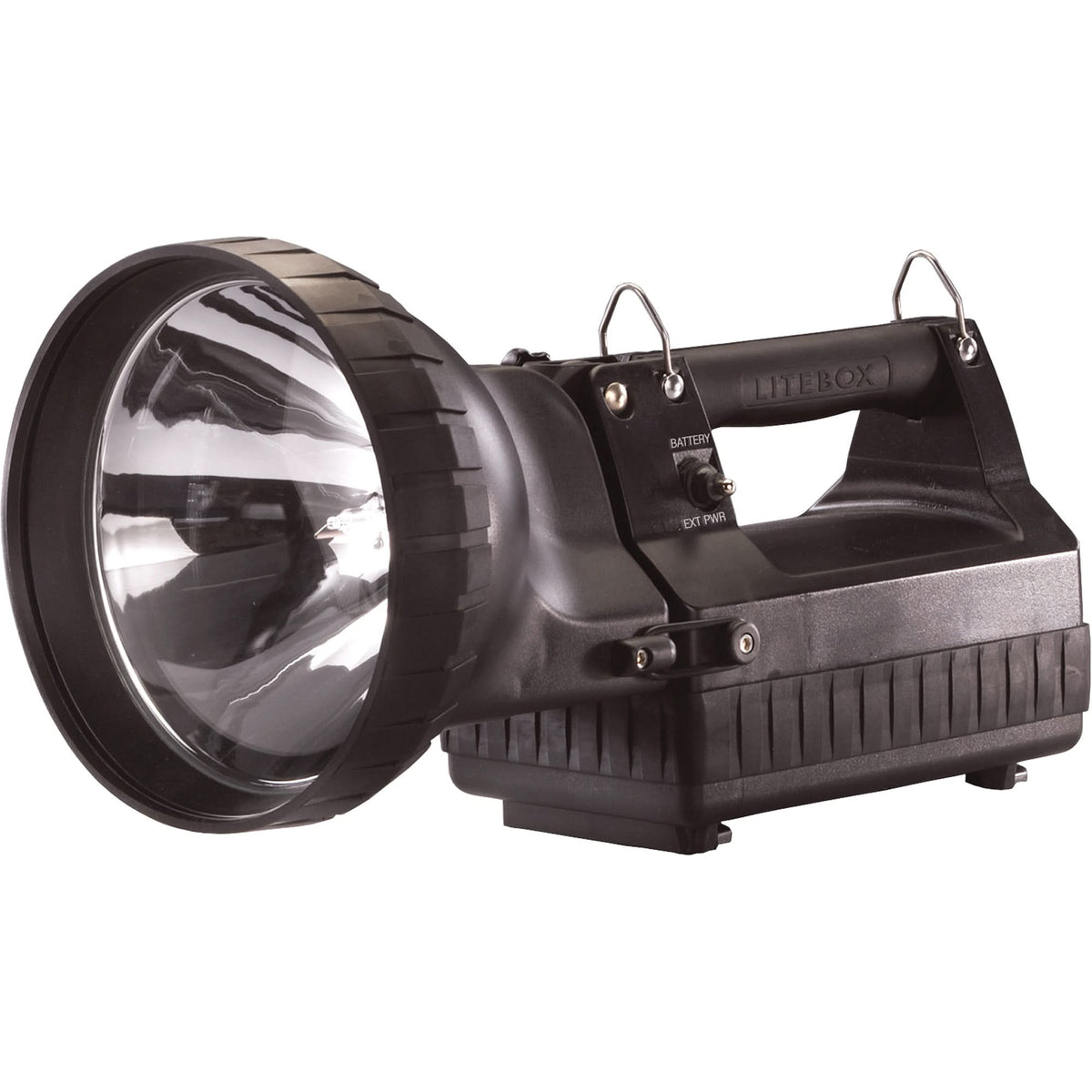 HID LiteBox® Lantern with Standard System, Xenon, 3350 Lumens, 1.75 Hrs. Run Time, Rechargeable Batteries, Included